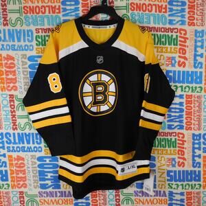 Boston Bruins David Pastrnak Jersey Size Youth L/XL NWT Fanatics NHL